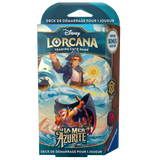 Lorcana - La Mer Azurite - Deck de démarrage Jim Hawkins et Tigrou